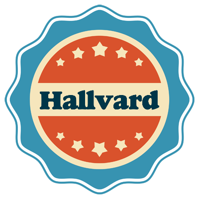 Hallvard labels logo