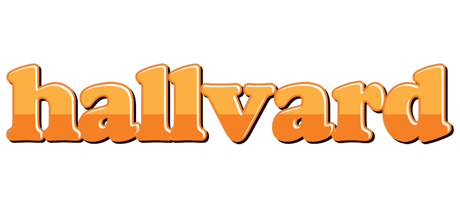 Hallvard orange logo
