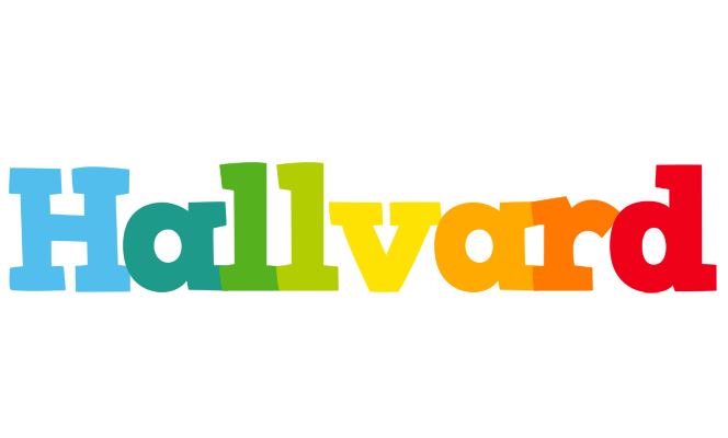 Hallvard rainbows logo