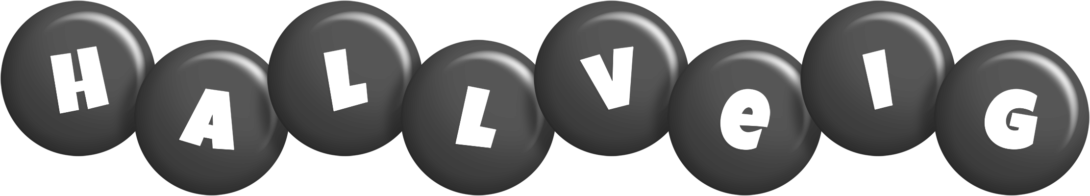 Hallveig candy-black logo