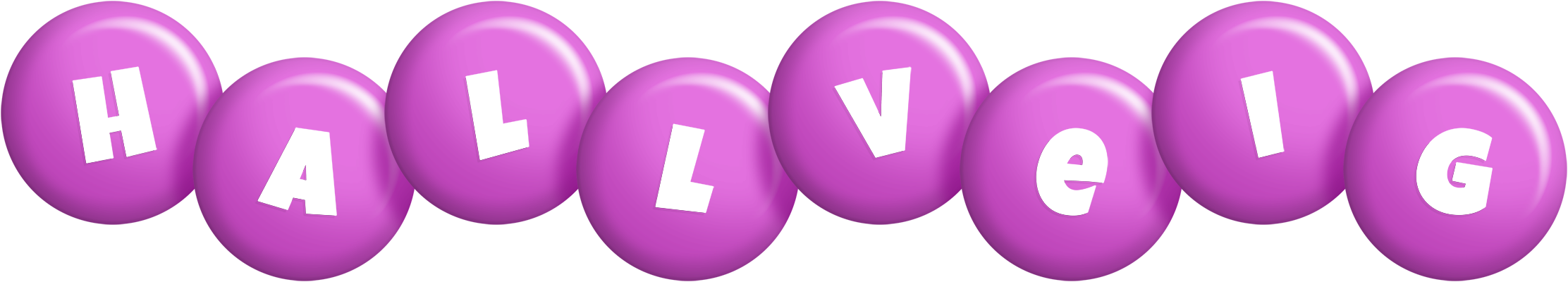Hallveig candy-purple logo