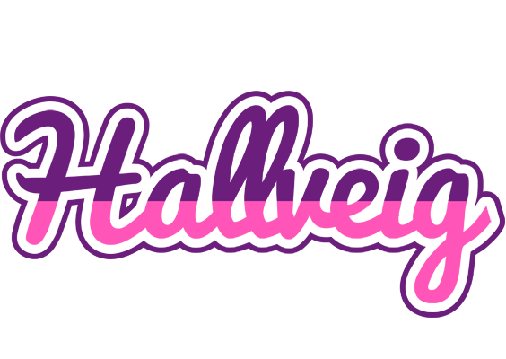 Hallveig cheerful logo