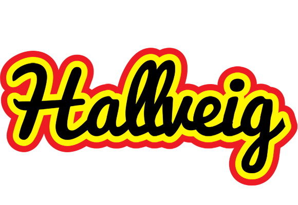 Hallveig flaming logo