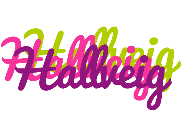 Hallveig flowers logo