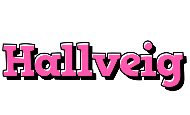 Hallveig girlish logo