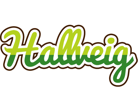 Hallveig golfing logo