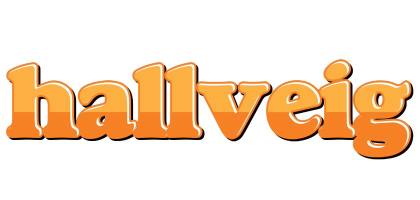 Hallveig orange logo