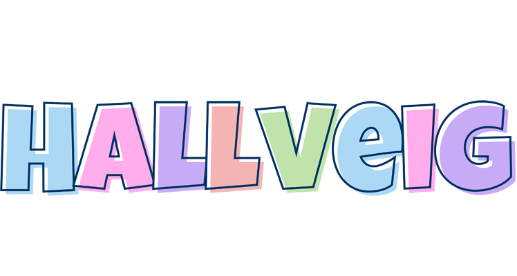 Hallveig pastel logo