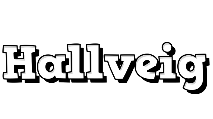 Hallveig snowing logo