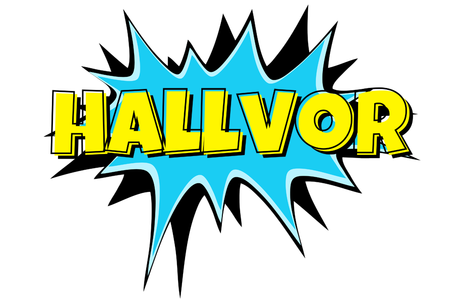 Hallvor amazing logo