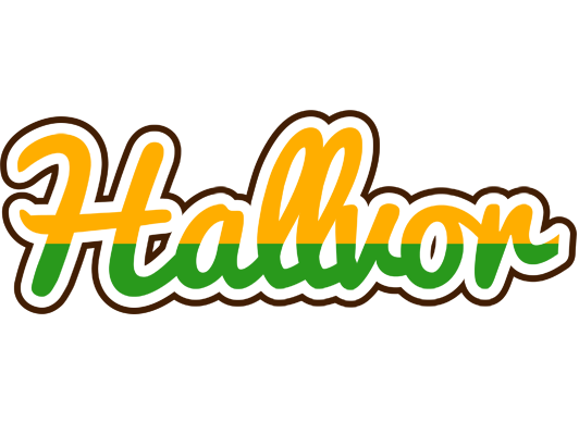 Hallvor banana logo