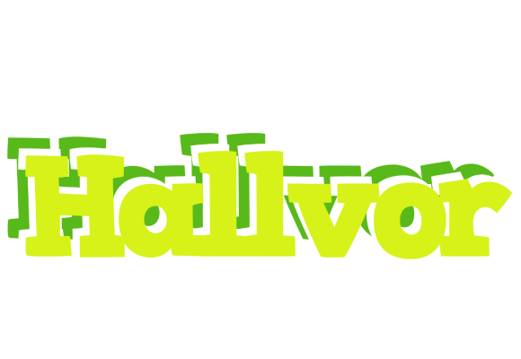 Hallvor citrus logo