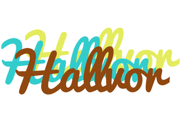 Hallvor cupcake logo