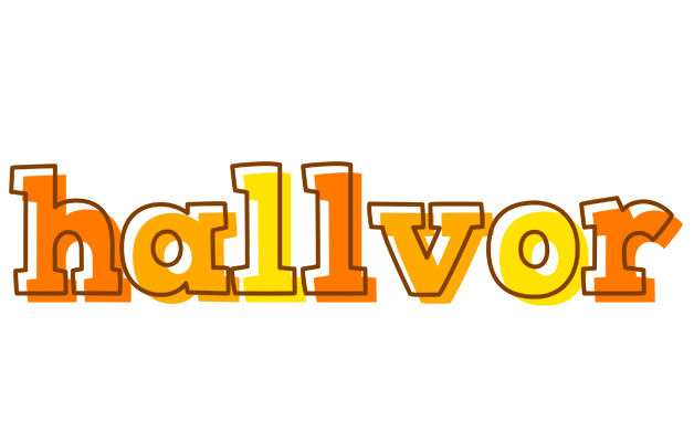 Hallvor desert logo