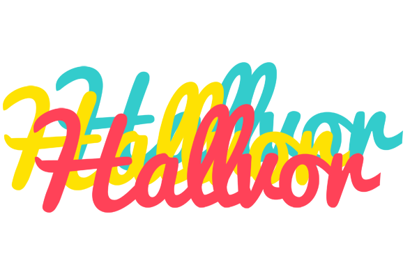 Hallvor disco logo