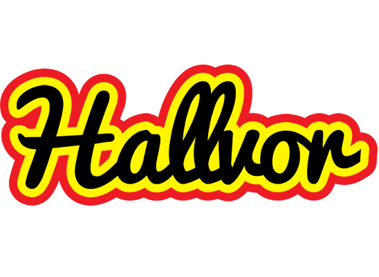 Hallvor flaming logo