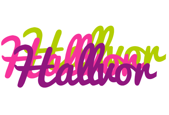 Hallvor flowers logo