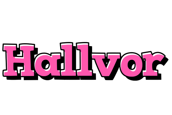 Hallvor girlish logo