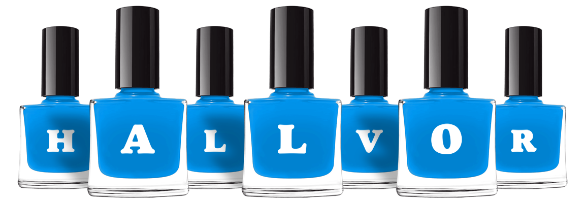 Hallvor glossy logo