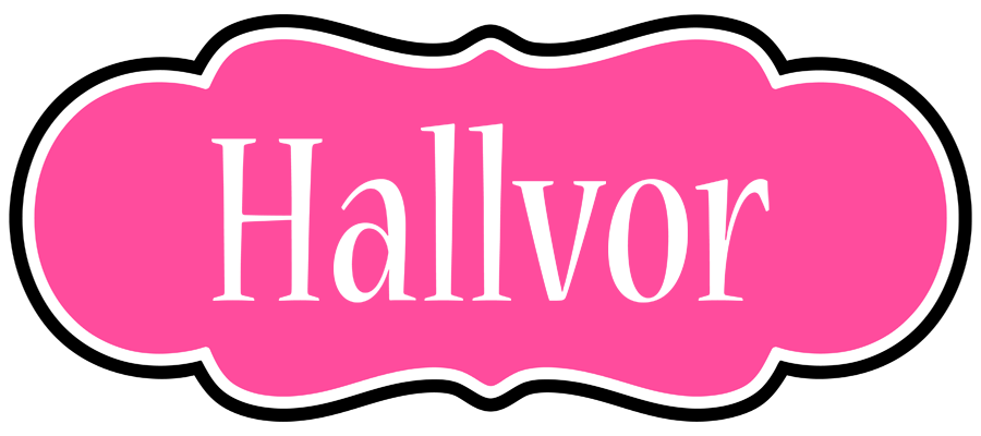 Hallvor invitation logo