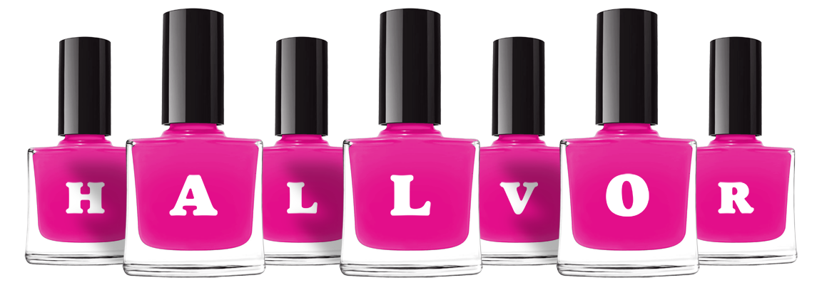 Hallvor nails logo