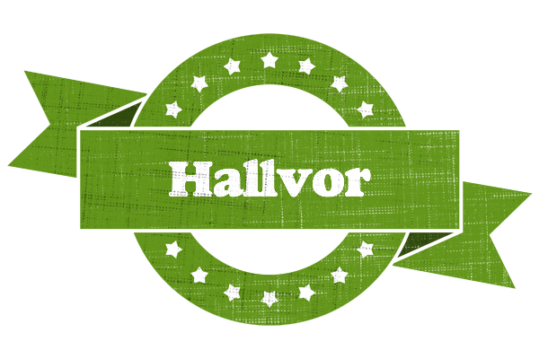 Hallvor natural logo