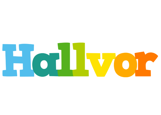 Hallvor rainbows logo
