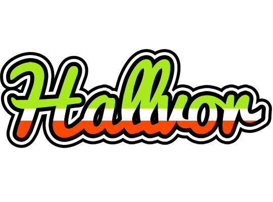 Hallvor superfun logo