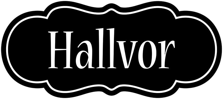 Hallvor welcome logo