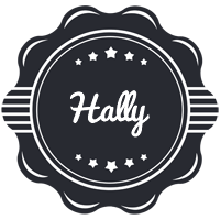 Hally badge logo