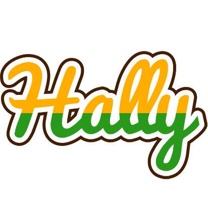 Hally banana logo