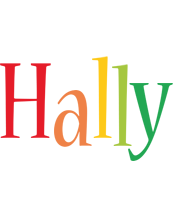 Hally birthday logo