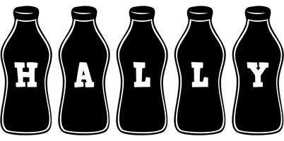 Hally bottle logo