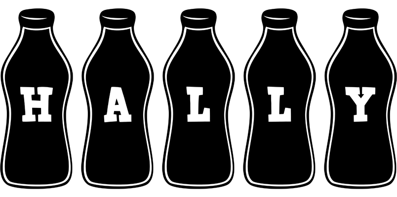 Hally bottle logo