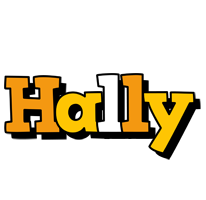 Hally cartoon logo