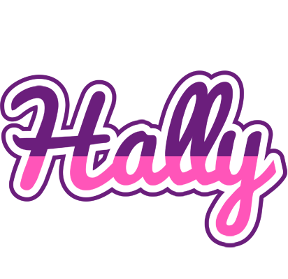 Hally cheerful logo