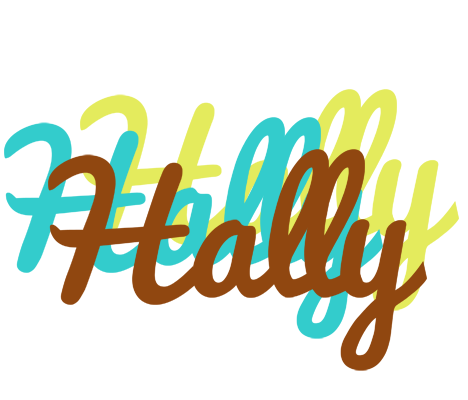 Hally cupcake logo