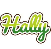 Hally golfing logo