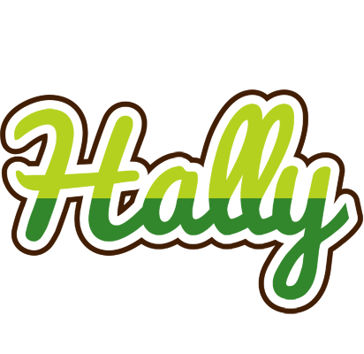 Hally golfing logo