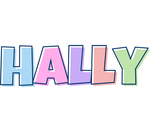 Hally pastel logo