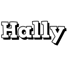 Hally snowing logo