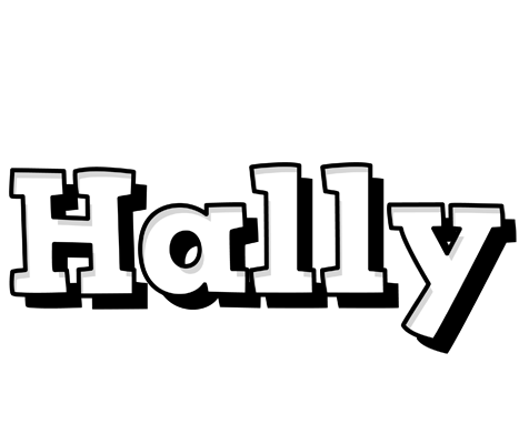 Hally snowing logo