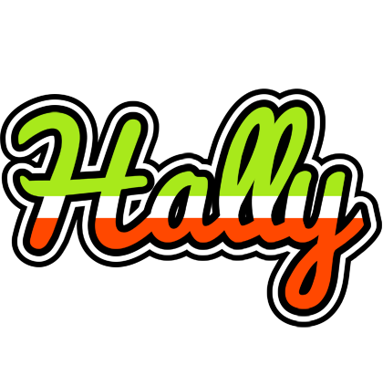 Hally superfun logo