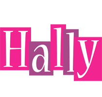 Hally whine logo