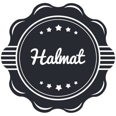 Halmat badge logo