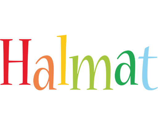 Halmat birthday logo