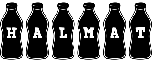 Halmat bottle logo