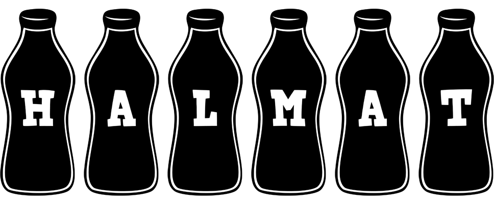 Halmat bottle logo