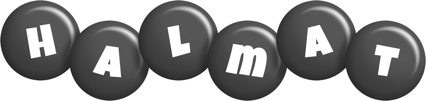 Halmat candy-black logo