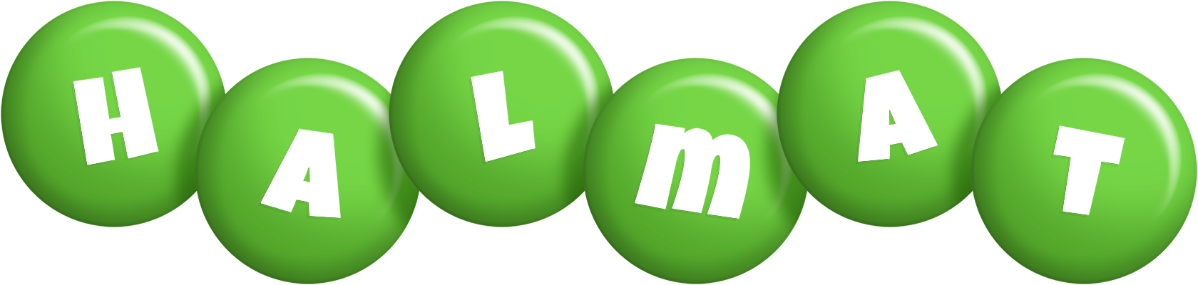 Halmat candy-green logo